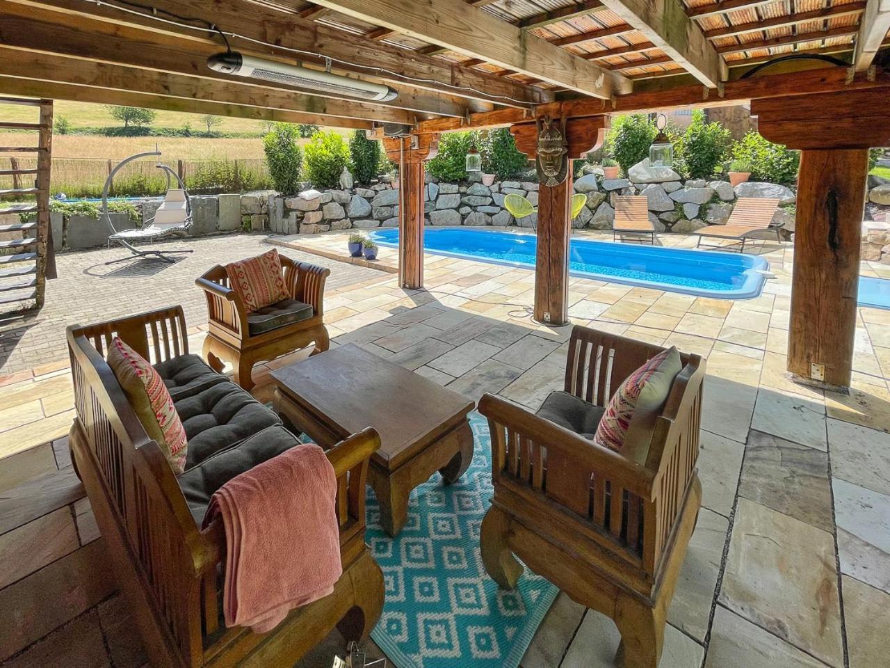 Ferienhaus Kappel Mit Pool Friburgo de Brisgovia Exterior foto